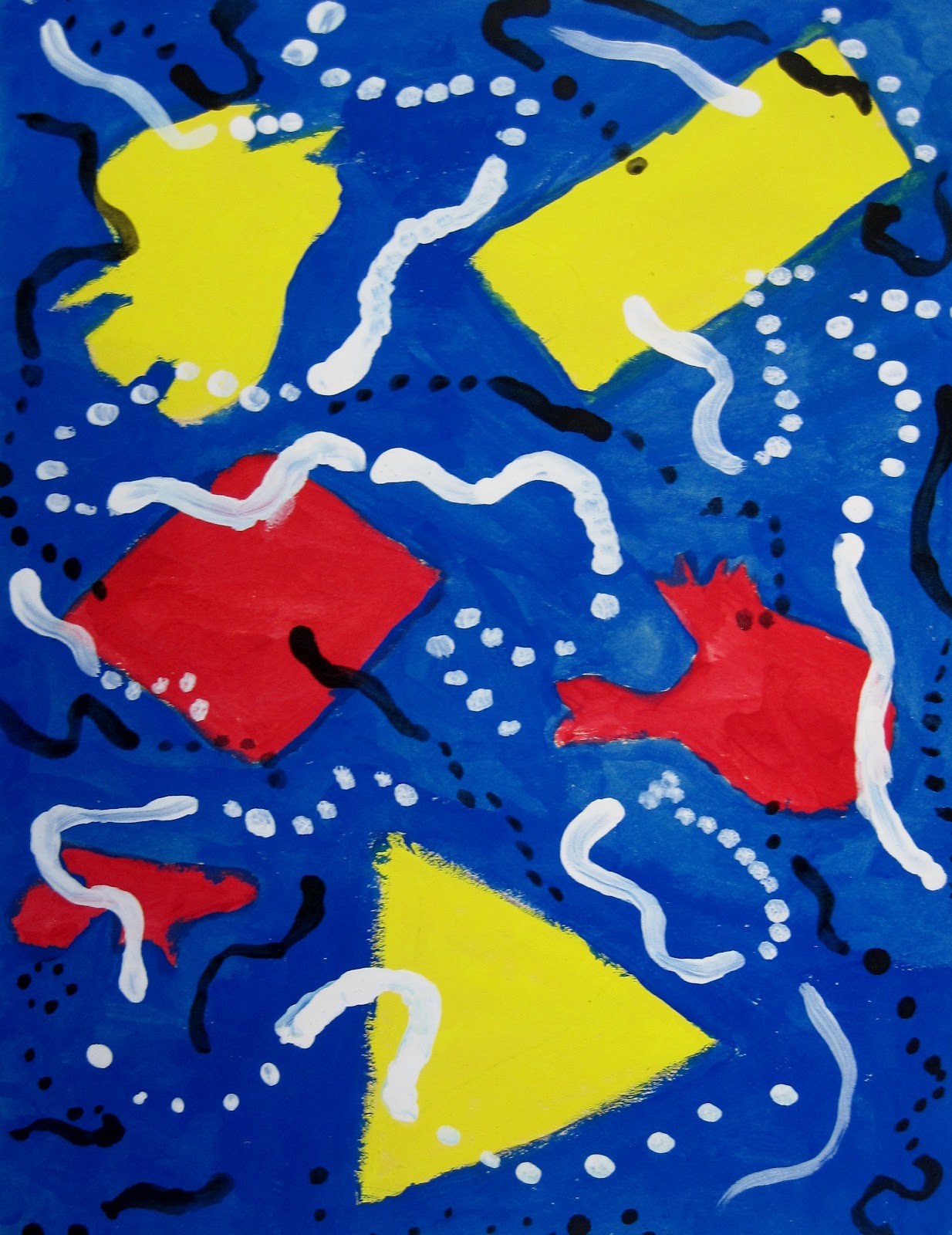 Barstow Art Paintings using Primary Colors