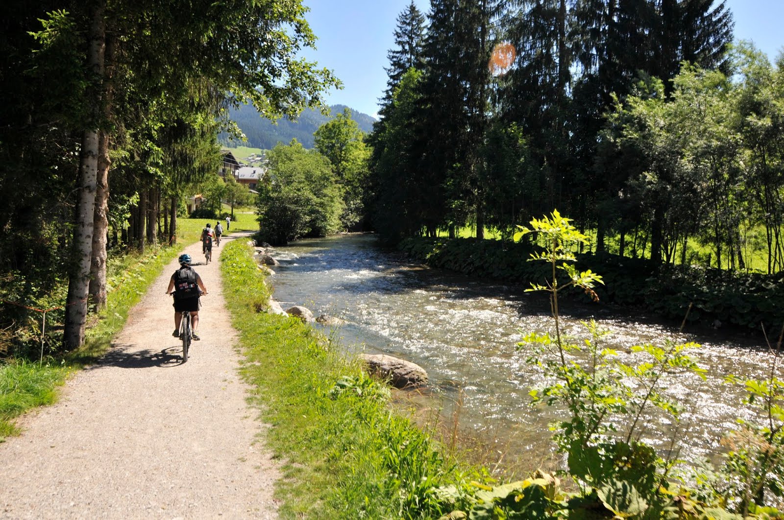 plaisir  du vélo ou à pied chemins prévu