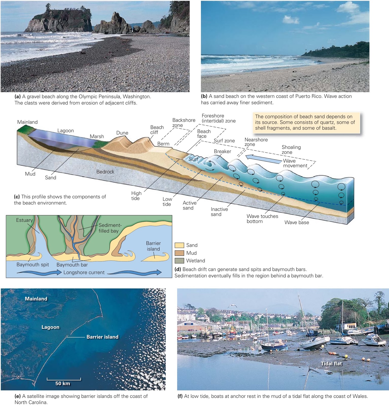 Coastal Landforms Learning Geology