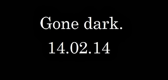 Gone dark.