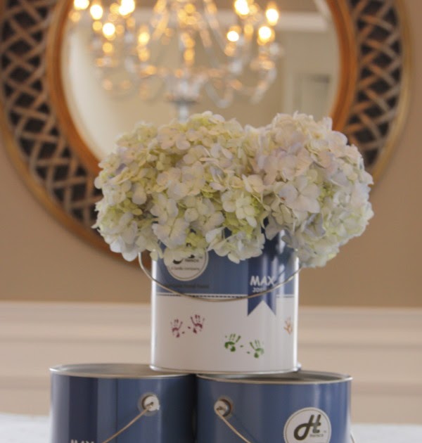 A Touch of the Unexpected Paint Can Centerpieces