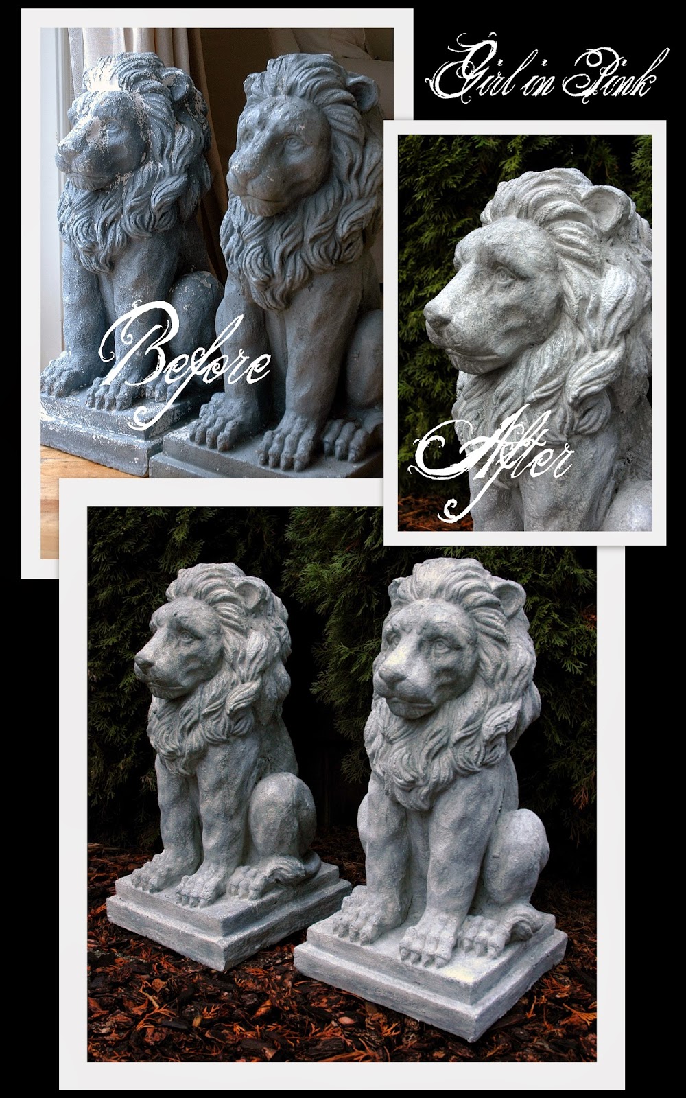 Girl in Pink Give Resin Statues a Concrete Look and an Exterior Grade