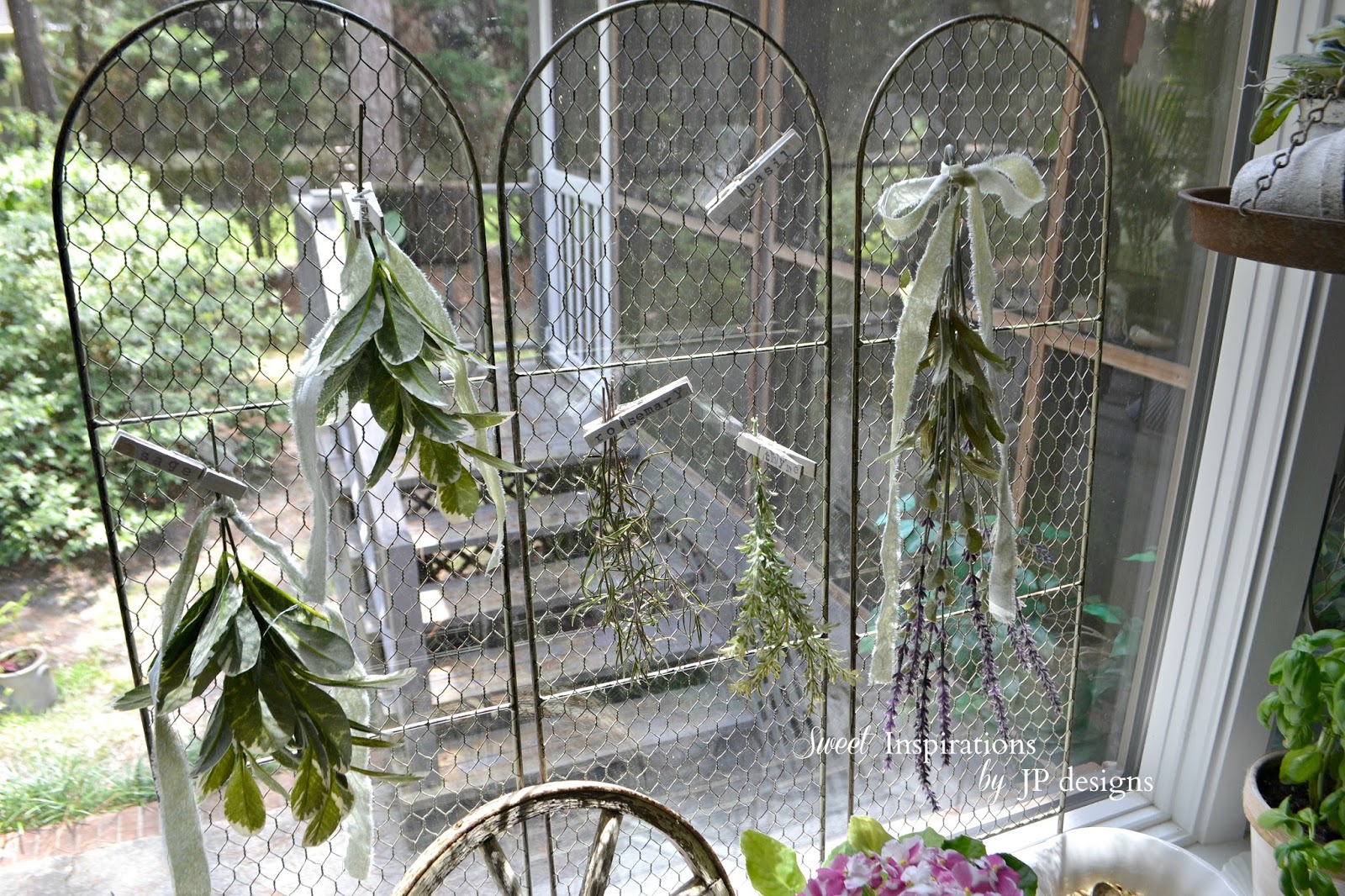 Sweet Inspirations by JP designs: My Kitchen Window Herb Garden