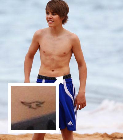 Justin Bieber on Justin Bieber Tattoos Picture