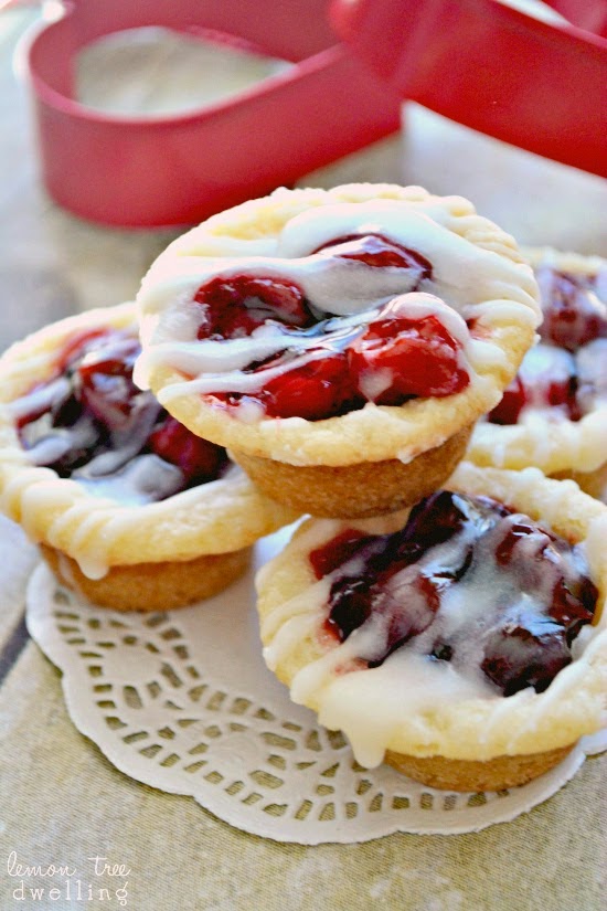 My Favorite Things So Easy Cherry Pie Cookie Cups from lemon Tree Dwelling