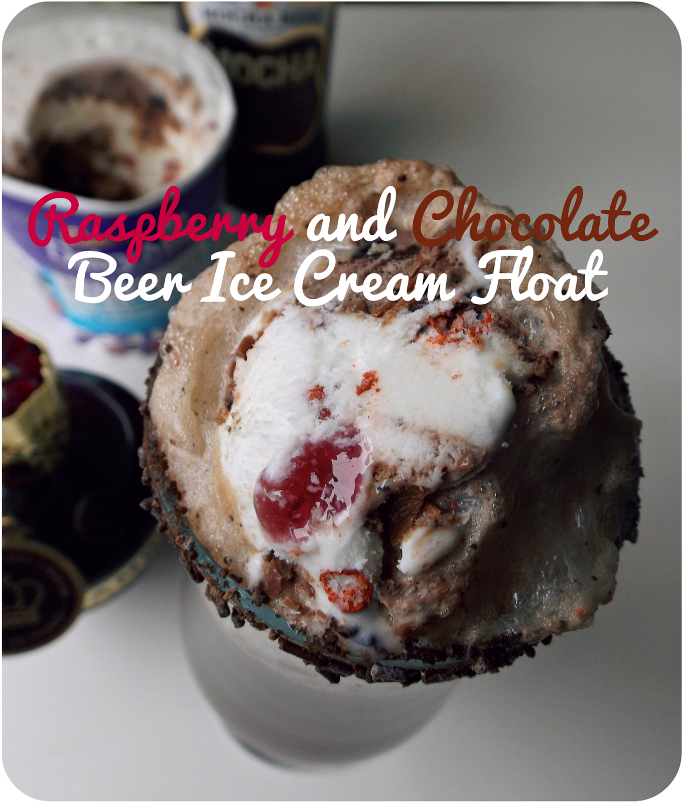 Friday Cocktail Raspberry & Chocolate Beer Ice Cream Float Vinspire