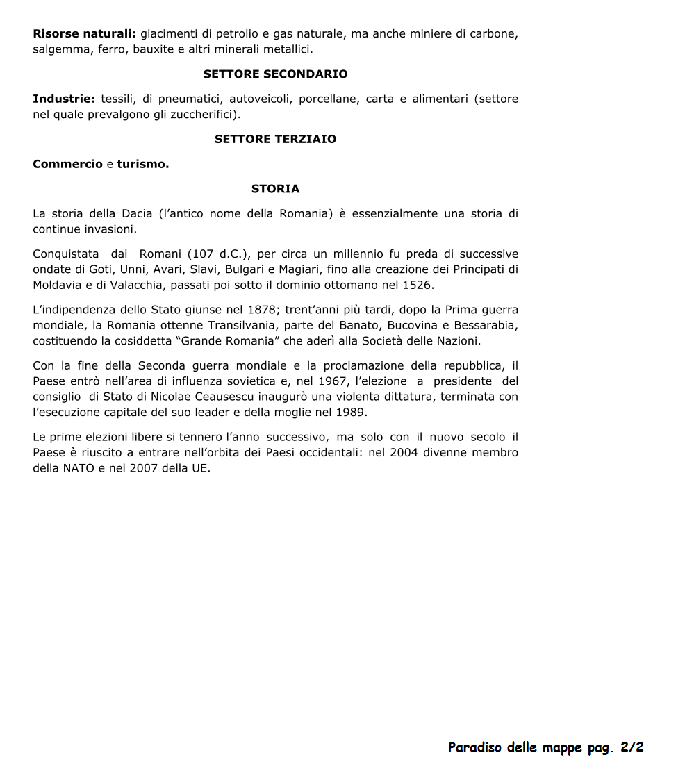 romania mappe - 4 Paradiso delle mappe: Romania: scheda