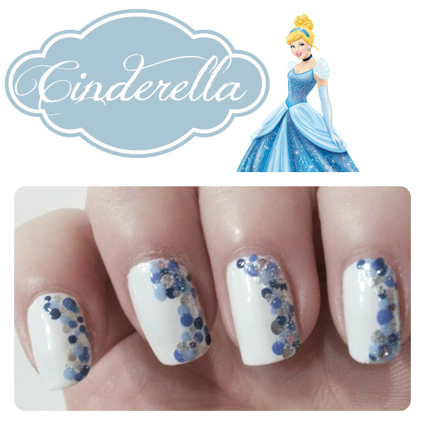 disney princess inspired nails