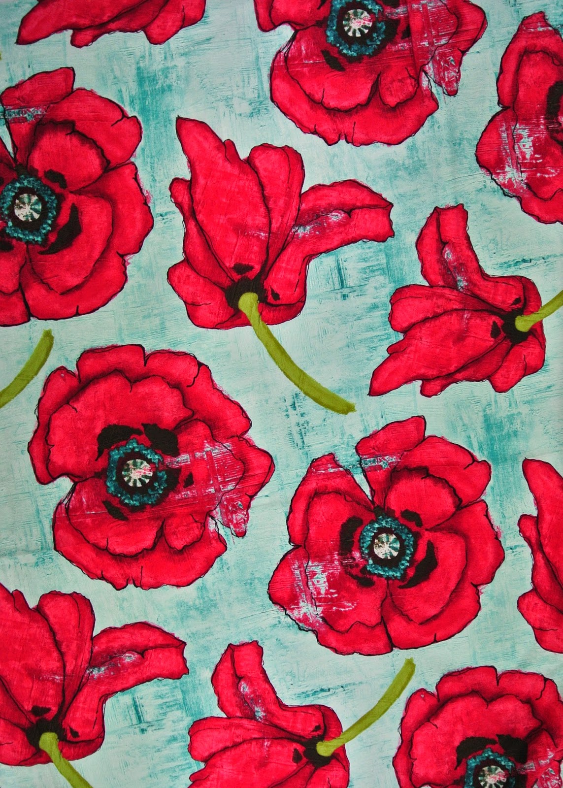 Treadle Yard Goods Floral Prints