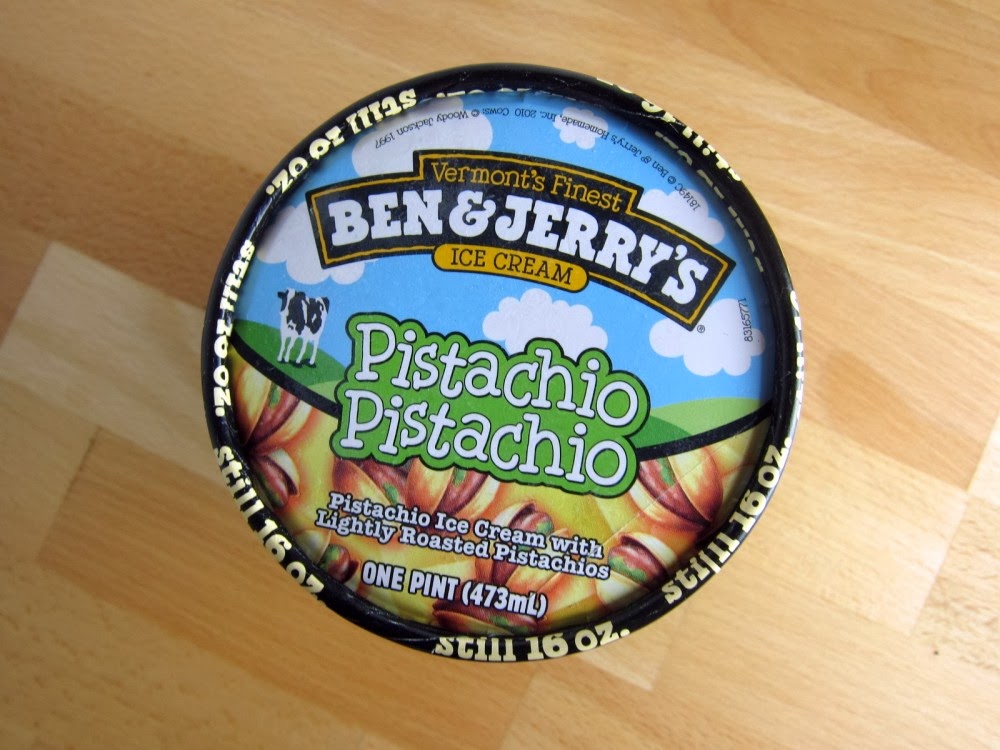 Frozen Friday Ben & Jerry's Pistachio Pistachio Ice Cream Brand Eating