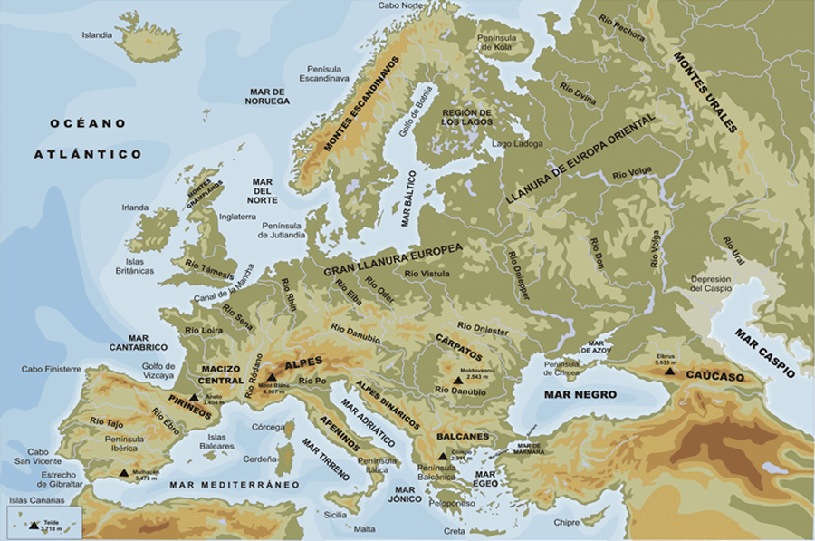 Get Cordillera Cantabrica Picos De Europa Mapa Fisico Images