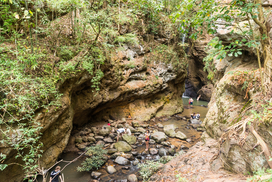 To Pai, The Land Split. Pam Bok Waterfall