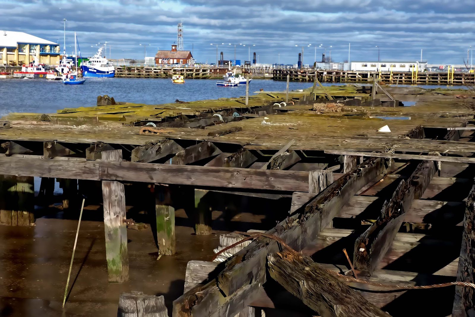 Lincolnshire Cam Views of Grimsby Fishdocks. (1 of 2)