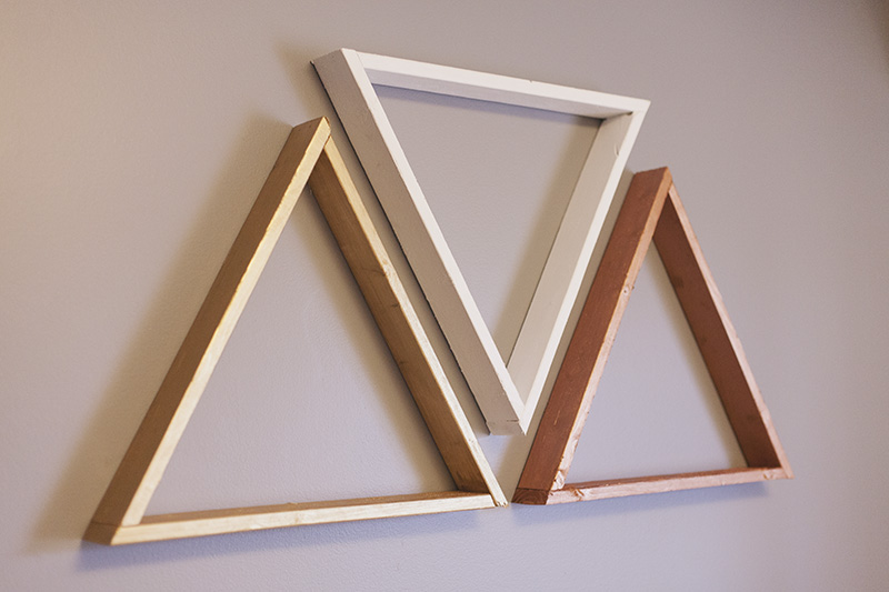 BEHOLDEN DIY TRIANGLE SHELVES
