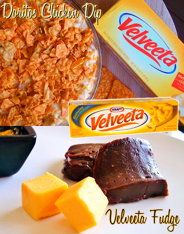 Velveeta Doritos Casserole Chicken Dip and Velveeta Fudge- Grab your ingredients online at #SamsClubTailgating headquarters! #sp