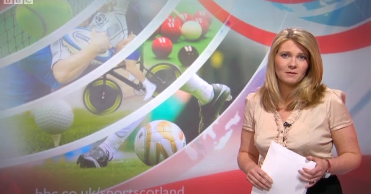 UK Regional News Caps Jane Lewis BBC Reporting Scotland (Sport)