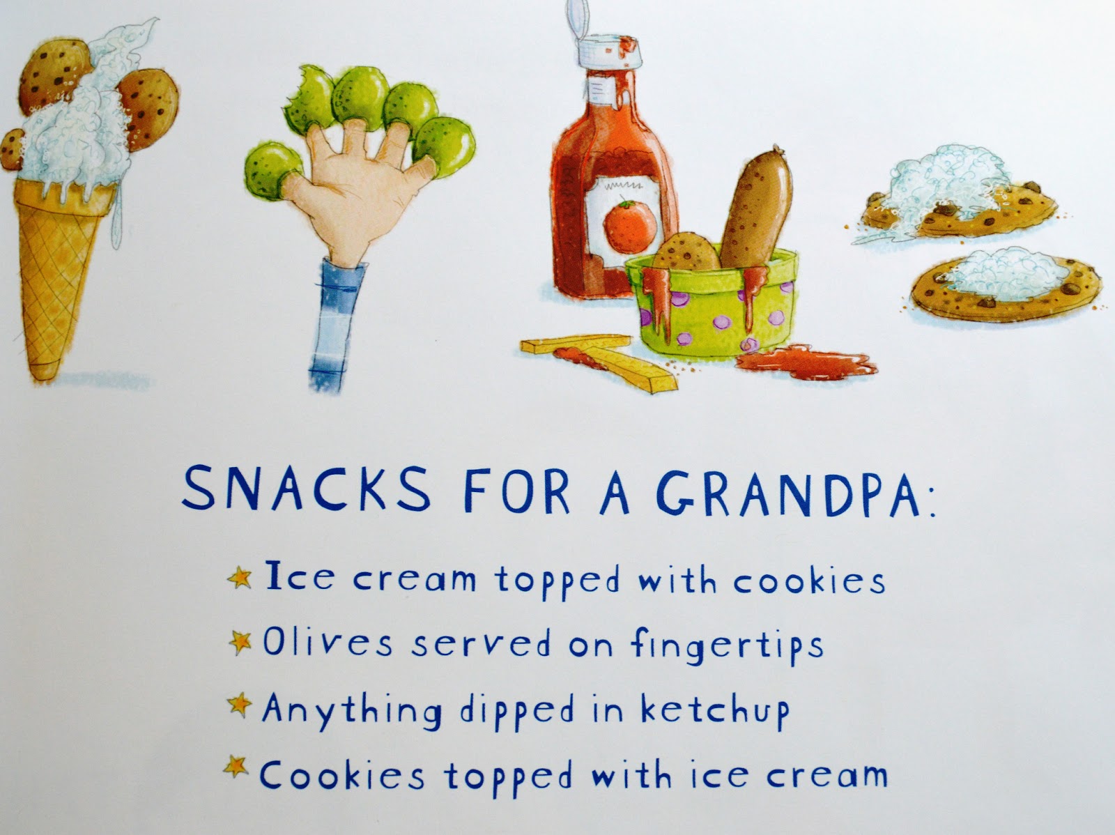 TEXTILE TROLLEY Book Review How to Babysit a Grandpa by Jean Reagan