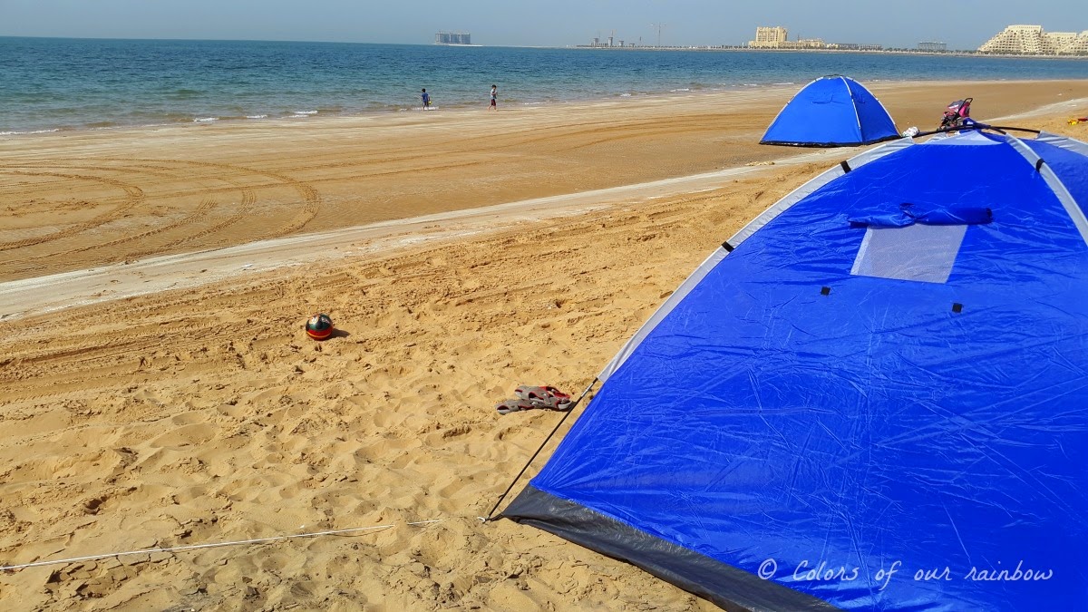 Colors Of Our Rainbow Beach Camping And A Little Bit Of Adventure Umm Al Quwain Uae