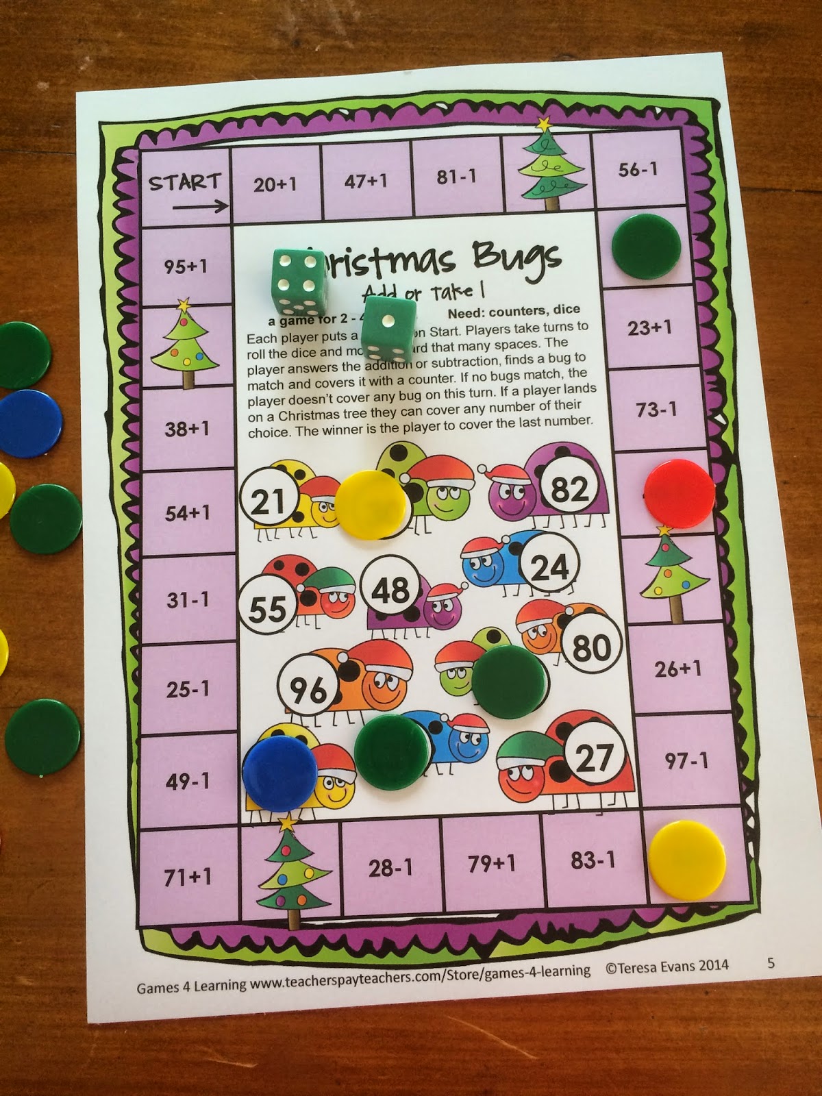 Fun Games 4 Learning Christmas Math Fun!