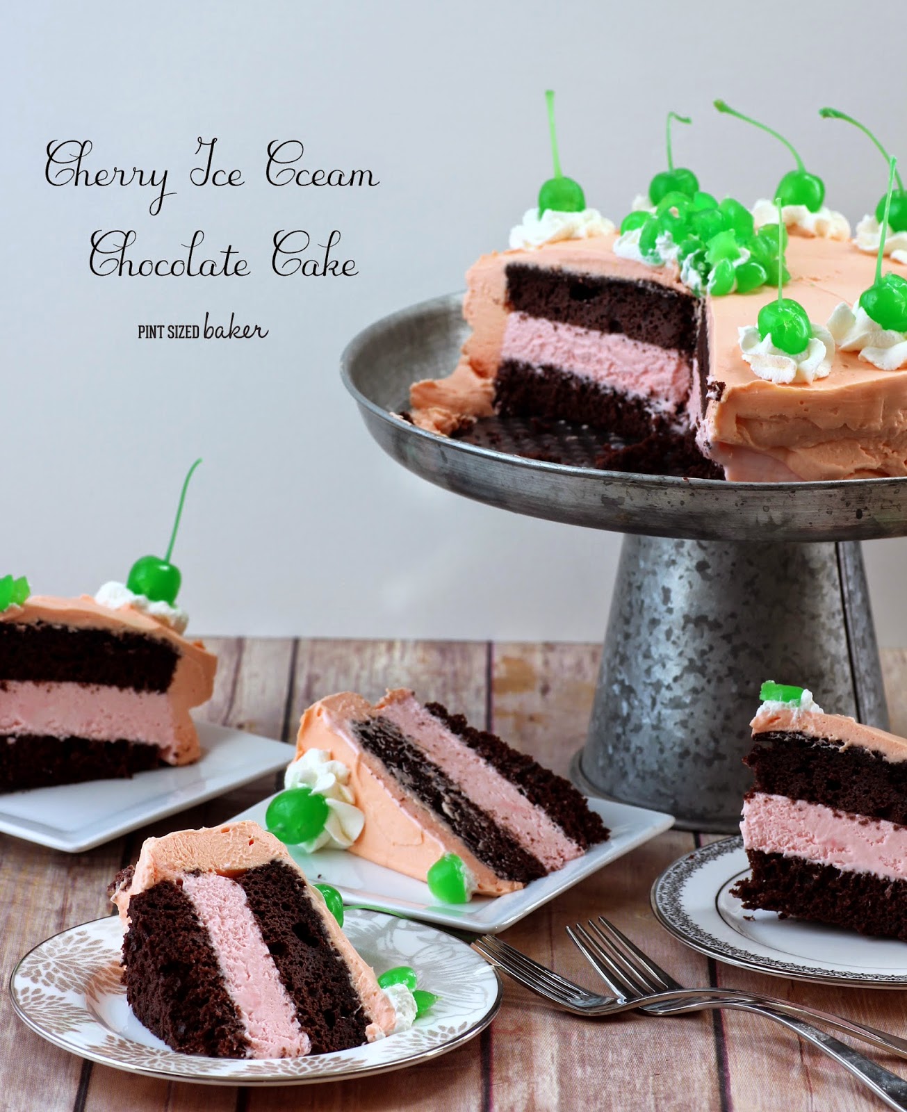 Chocolate-Cherry Ice Cream Cake Recipe: How to Make It