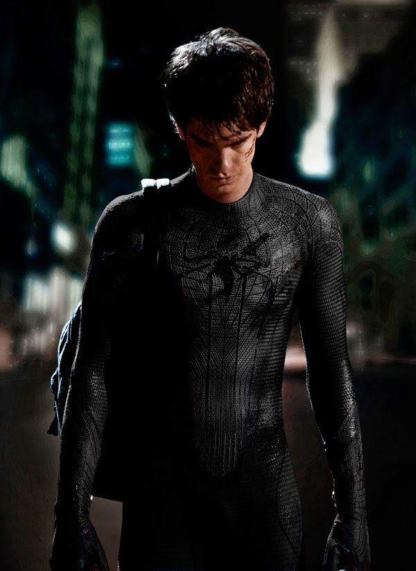 spider man amazing suit andrew garfield movie photoshop next blue marvel symbiote behance everything poster