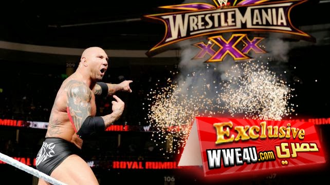  خاص| فوضى عارمة تجتاح الاتحاد بعد رويال رامبل !!!  Batista+Royal+Rumble+Winner+EX