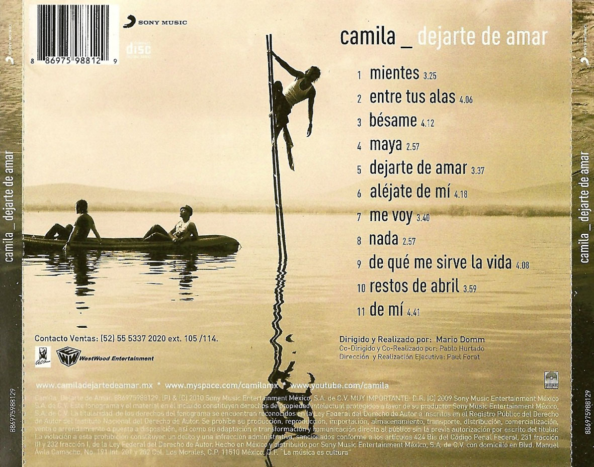 Besame Camila Album