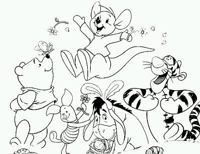 Winnie Pooh Bebe Dibujos Az Dibujos Para Colorear