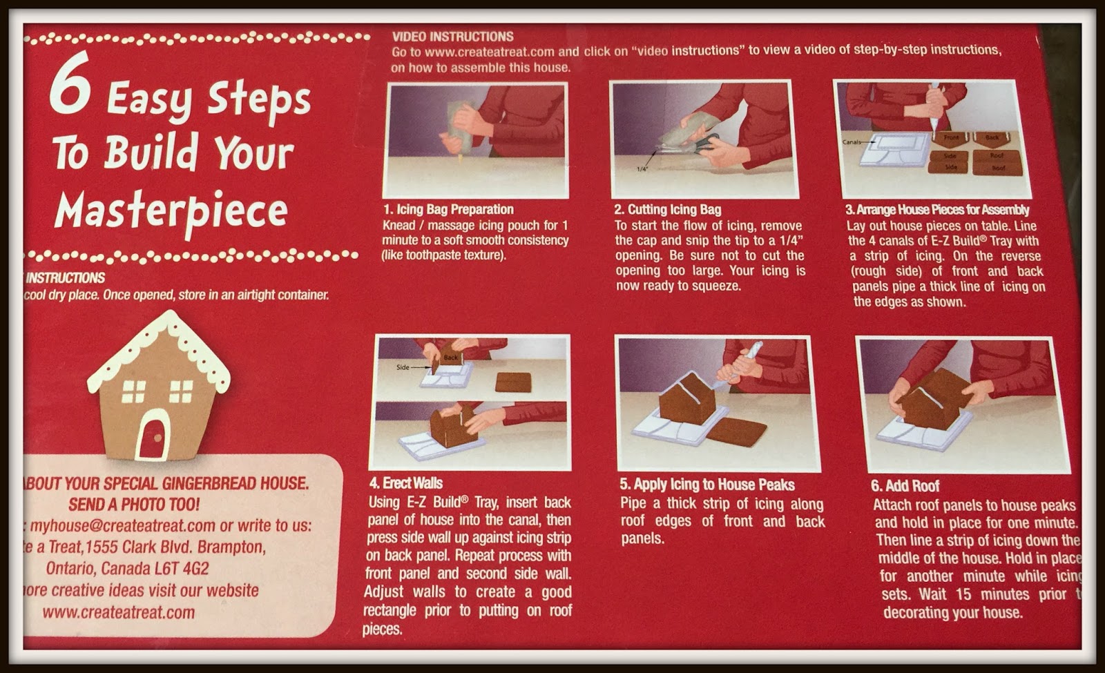 Create a Treat Gingerbread House Kit from Asda review Glitz and