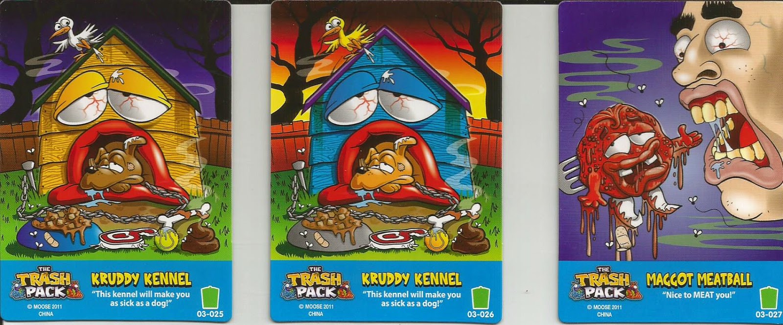 GeoBloxJF: The Trash Pack Trading Card Collection 1 03-001 to 03-030