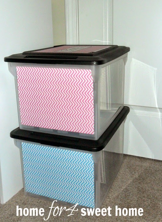 Home For4 Sweet Home Organized School Papers Storage
