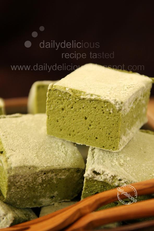 dailydelicious Guimauve à Matcha or Green tea marshmallow Bitter