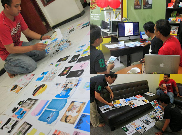 Penjurian lomba desain kaos