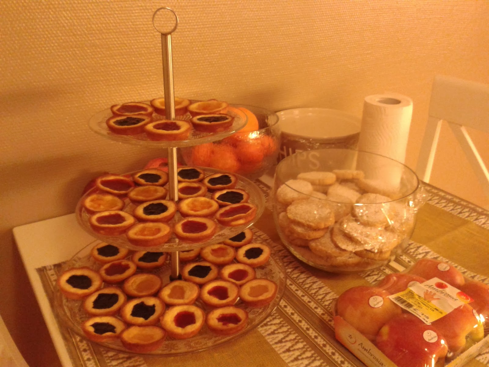 fun with food Rainbow Jam Tarts