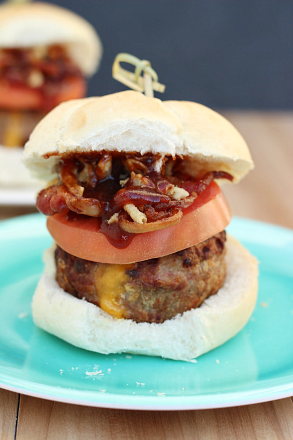 Bacon Barbecue Cheddar Turkey Burgers Whats Cooking Love?