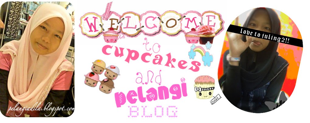 cupcakes and pelangi adalah diri saya