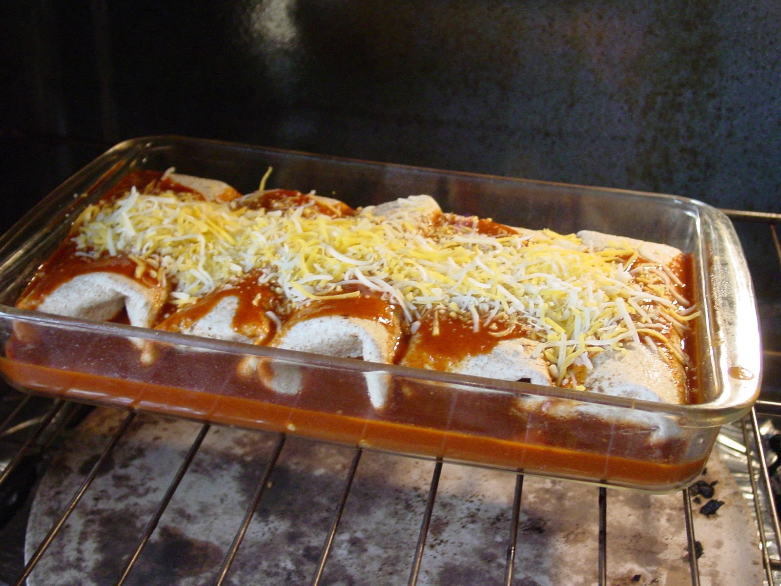 The Dirty Floor Chicken Enchiladas
