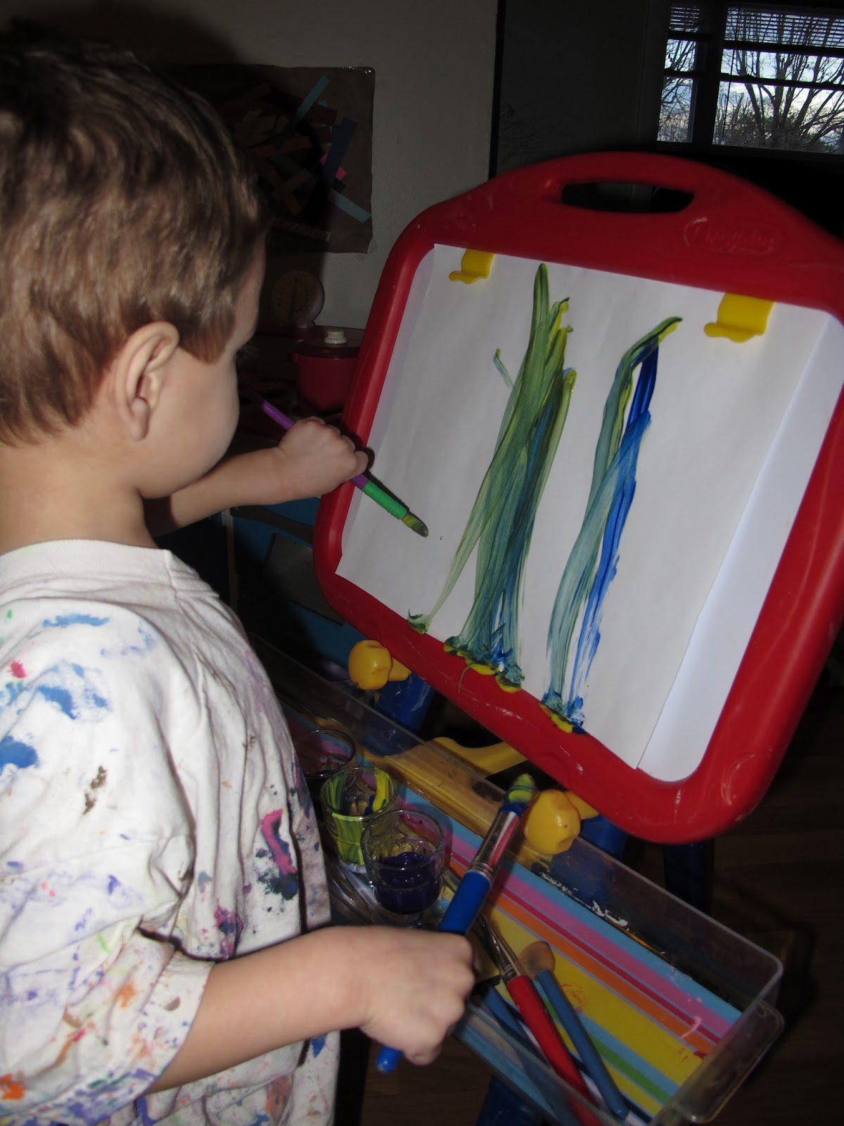 Peaceful Parenting Negative Space Dry Erase Board Painting and Prints