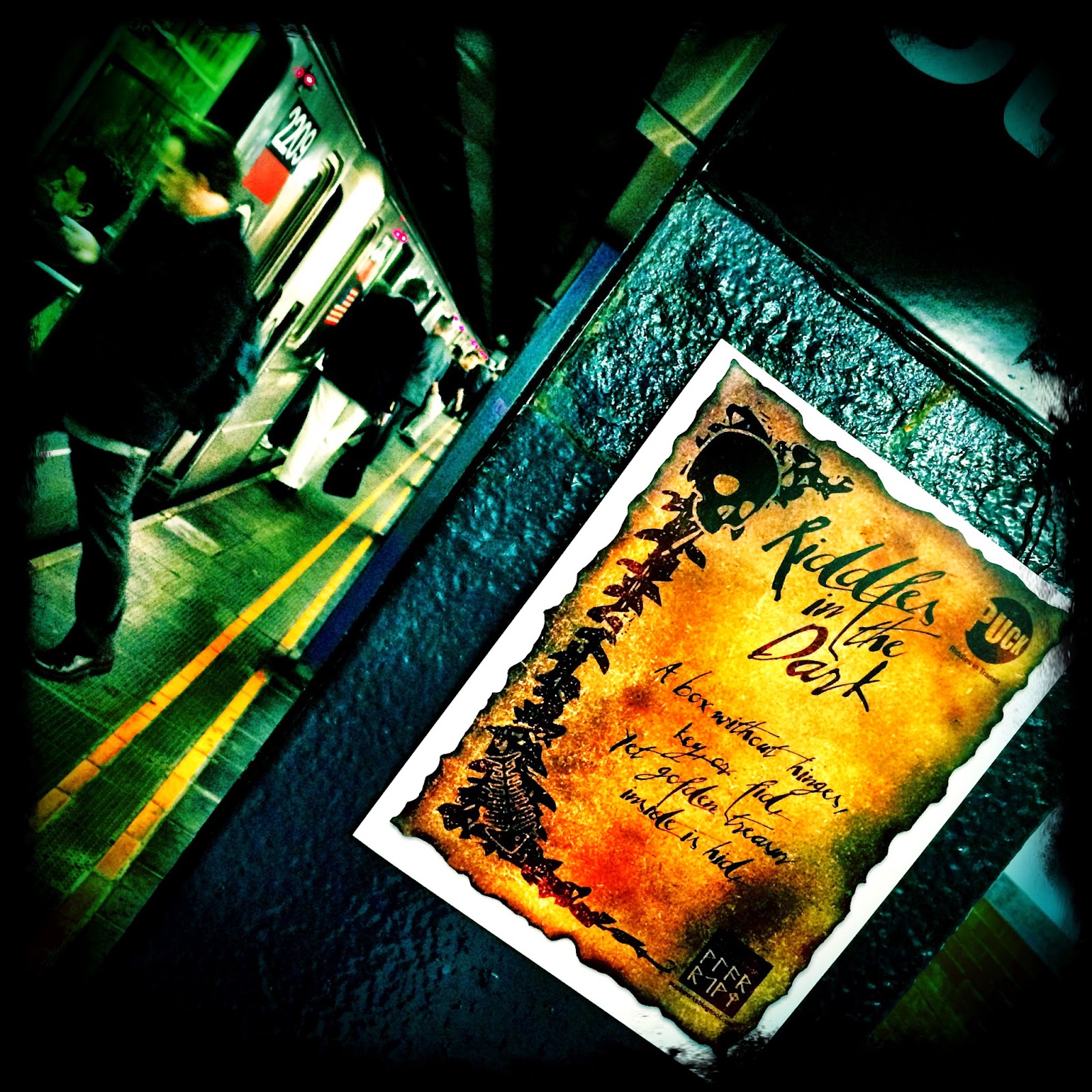 PUCK WORKS Riddles In the Dark A box without hinges, key, or lid...