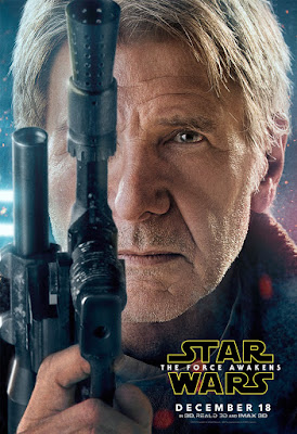 Star Wars The Force Awakens Poster Harrison Ford as Han Solo