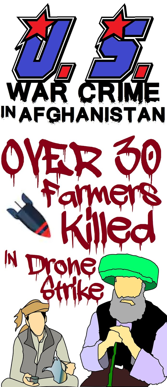 U.S. Drone Strike Kills At Least 30 Civilians In Afghanistan!