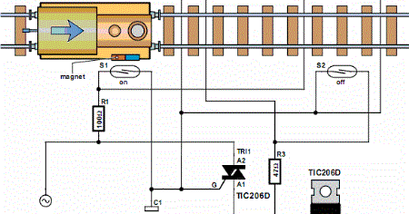 Power Flip Flop Using A Triac Wiring diagram Schematic | Loublet Schematic