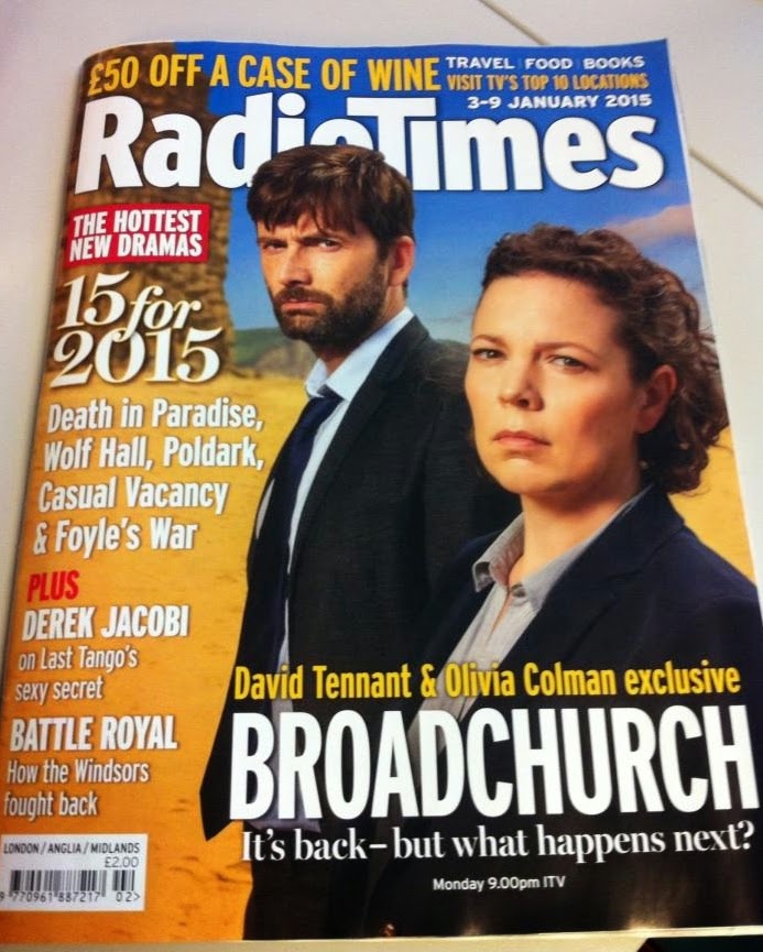 David Tennant on the cover of Radio Times