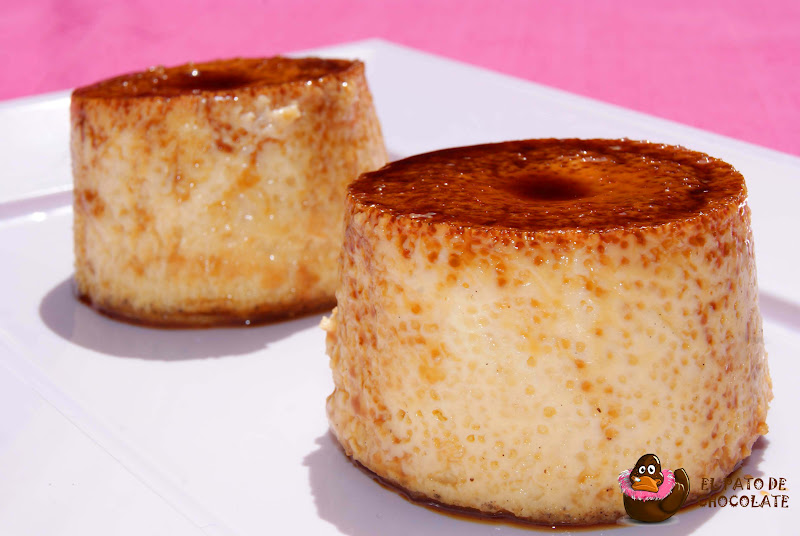 El pato de chocolate: Flan de huevo