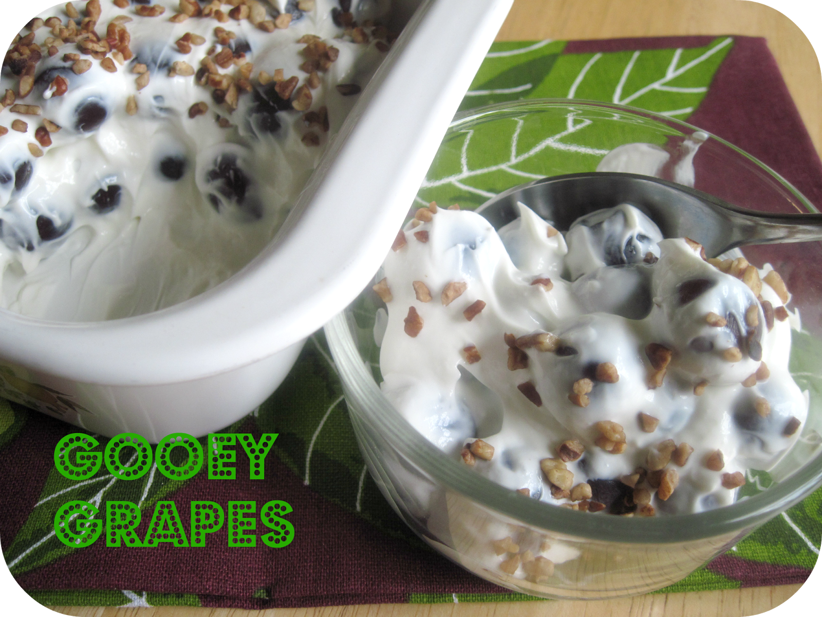 The Better Baker Gooey Grape Salad/Dessert