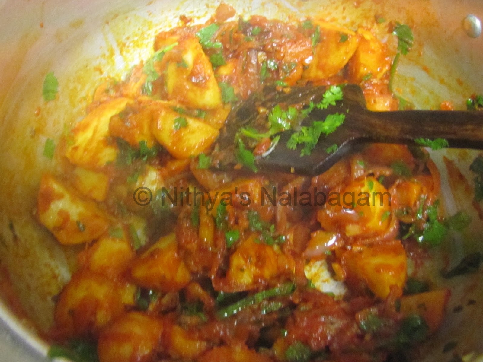 Potato Biryani Aloo Biryani in Pressure Cooker Nithya's Nalabagam