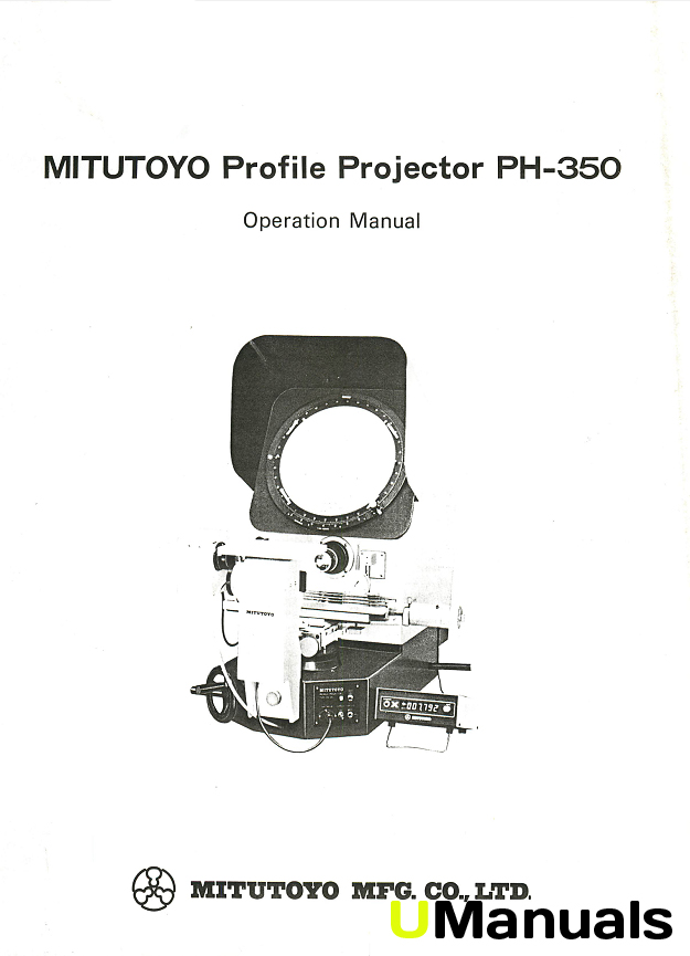 Mitutoyo user manuals in english Mitutoyo user manuals in english