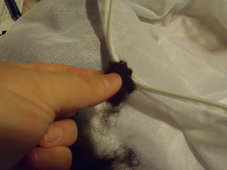 raw alpaca fiber