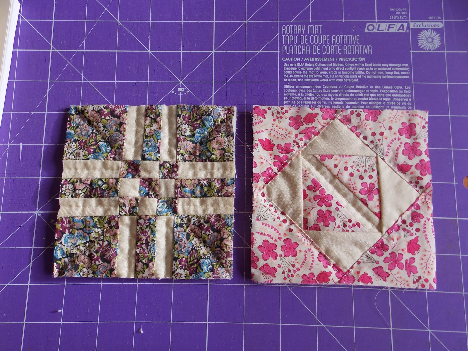 Liberty Dear Jane Quilt As You Go Tutorial