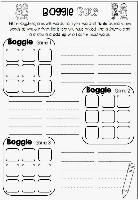 Printables for any Word List Clever Classroom